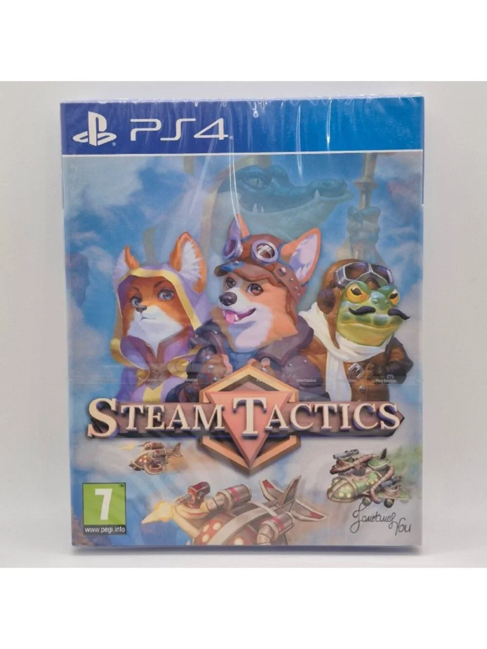 Steam Tactics PS4 w/ Slipcover Red Art Games Limited Print New Sealed